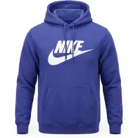 Nike Sweatshirt 'CLUB' royalblå / hvid
