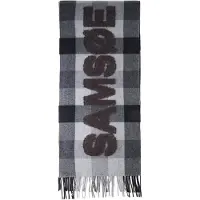 Samsøe & Samsøe Sjal grå / mørkegrå / sort