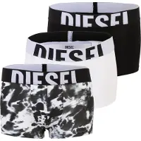 Diesel Boksershorts 'UMBX-DAMIEN' lysegrå / sort / hvid