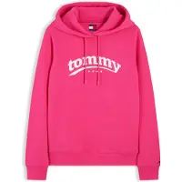 Tommy Hilfiger Sweatshirt 'ESS' fuchsia / hvid