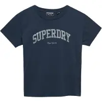 Superdry Shirts 'ATH ESS' røgblå / lysegrå