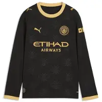 Puma Manchester City Udebanetrøje 2026/27 Børn Lange Ærmer - , størrelse 140 cm