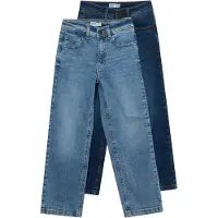 Name it Jeans - 2-pak - NkmRyan - Medium Blue Denim/Dark Blue - - 14 år (164) - Jeans