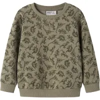 Name it Sweatshirt - NmmVimo - AOP - Mermaid/Dino - - 3 år (98) - Sweatshirt