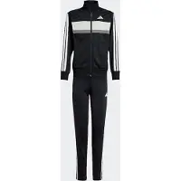 Adidas Træningsdragt 'Seasonal Essentials Tiberio' grå / mørkegrå / sort / hvid