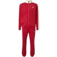 Nike Joggingdragt 'CLUB' rød / hvid
