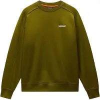 Napapijri Sweatshirt 'TEZA' oliven / hvid