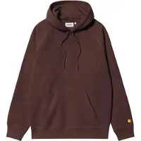 Carhartt WIP - Sweatshirts - Hooded Chase Sweat Palisander Gold til UnisexBomuld - Størrelse L - Brun