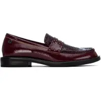 Xti Xtitil kvinder. 14607902-BURDEOS Sko 146079 granatrød (37), 1-3 cm, Ingen, Casual, Rødbrun, Klassisk, Patentlæder