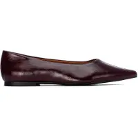 Xti Xtitil kvinder. 14640002-BURDEOS Ballerinaer 146400 bordeaux (35), Læder, Fast, Ingen, Casual, Rødbrun