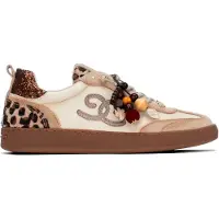 Carmela Carmelatil kvinder. 16415202-BEIGE Læderstøvler 164152 beige (37), Fast, Blonder, Casual
