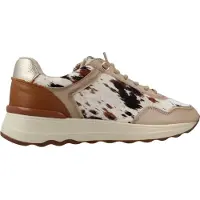 Carmela Carmelatil kvinder. 16436001-BEIGE Sneakers i skind 164360 lysebrun (38), Læder, 3-5 cm, Blonder, Casual