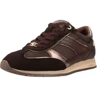 Carmela Carmelatil kvinder. 16423304-MARRON Skind sneakers 164233 brun (39), Læder, Fast, Blonder, Casual