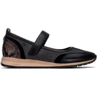 Carmela Carmelatil kvinder. 16435301-NEGRO Læderballerinaer 164353 sort (38), 1-3 cm, Velcro, Casual