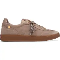 Carmela Carmelatil kvinder. 16437207-TAUPE Læderesko 164372 taupe (38), Fast, Splittet læder, Blonder, Casual, Gråt