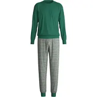 Calida Pyjamas lang gran / pastelgrøn / lysegrøn / brombær