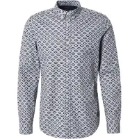 Scotch & Soda Skjorte navy / dueblå / hvid