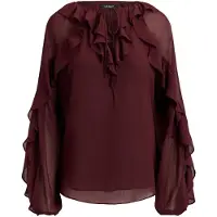 Ralph Lauren Bluse 'POLY' rød