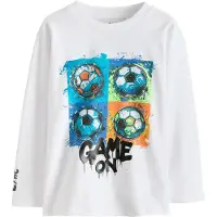 Next Shirts blandingsfarvet / hvid