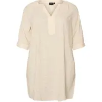 Zizzi Tunika 'Cananna' lysebeige
