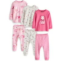 Next Nattøj lyserød / lys pink / offwhite