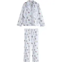 Cath Kidston Pyjamas 'Lilah And Lewis' blå / lyseblå / rød / sort