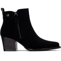 Xti Xtitil kvinder. 14610303-ANTRACITA Sort støvler 146103 (38), 5-8 cm, Lynlås, Casual
