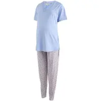Next Pyjamas lyseblå / bær / hvid