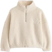 Next Fleecejakke lysebeige
