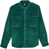 Quiksilver - Mærker - Venture Cord Youth Shirt Forest til Unisex - Børnetoj Størrelse 10 År - Grøn