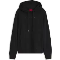 HUGO Hættetrøje med oversize fit med logoprint foran og bagpå