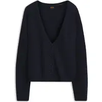 BOSS Relaxed-fit cardigan fremstillet i en alpakablanding
