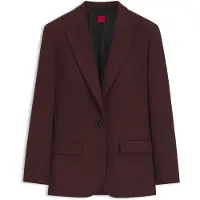 HUGO Modern-fit blazer med spidsrevers