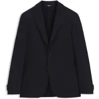 BOSS Slim-fit jakke i ny uld