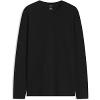 BOSS T-shirt med lange ærmer i bomuld med logodetalje