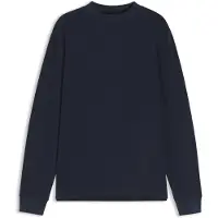 BOSS Langærmet T-shirt i bomuld med rullekrave