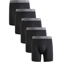 Next Boksershorts grå / lysegrå / sort