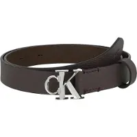 Calvin Klein Bælte mørkebrun / sølv
