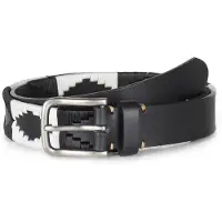 Howard London Bælte 'Howard Polo Belt Black / White' blandingsfarvet