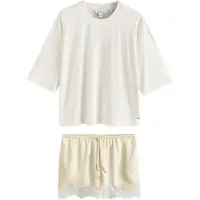 Next Pyjamas elfenben / pastelgul