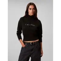 Calvin Klein Jeans Pullover sort / hvid