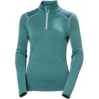 Helly Hansen Lifa Merino Midweight 1/2 Zip, dame, grøn