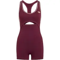 Adidas Sportsdragt vinrød / uldhvid