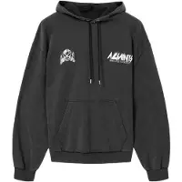 AllSaints Sweatshirt 'CHROMIUM' sort / hvid