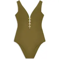 Pain de Sucre Badedragt 'BONNIE' khaki