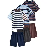 Next Nattøj navy / brun / antracit / hvid