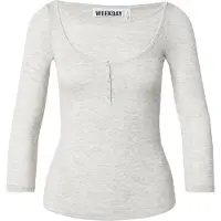 Weekday Shirts lysegrå