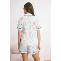 Trendyol Pyjamas creme / navy / gran