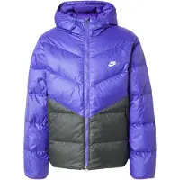 Nike Vinterjakke 'WINDRUNNER' blå / sort