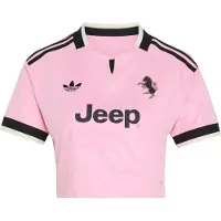 Adidas Funktionsbluse 'Juventus Turis 26-27' lyserød / sort / hvid